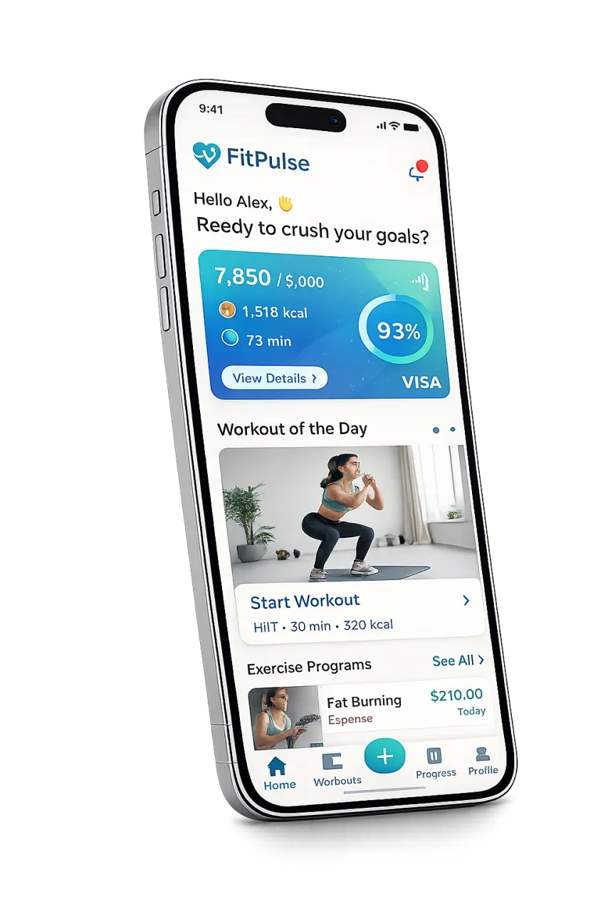 FitPulse app screen