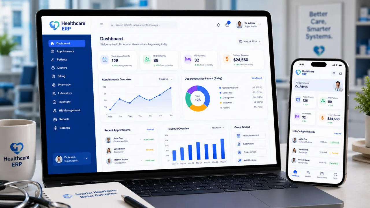 Healthcare ERP — CodeHypes Portfolio