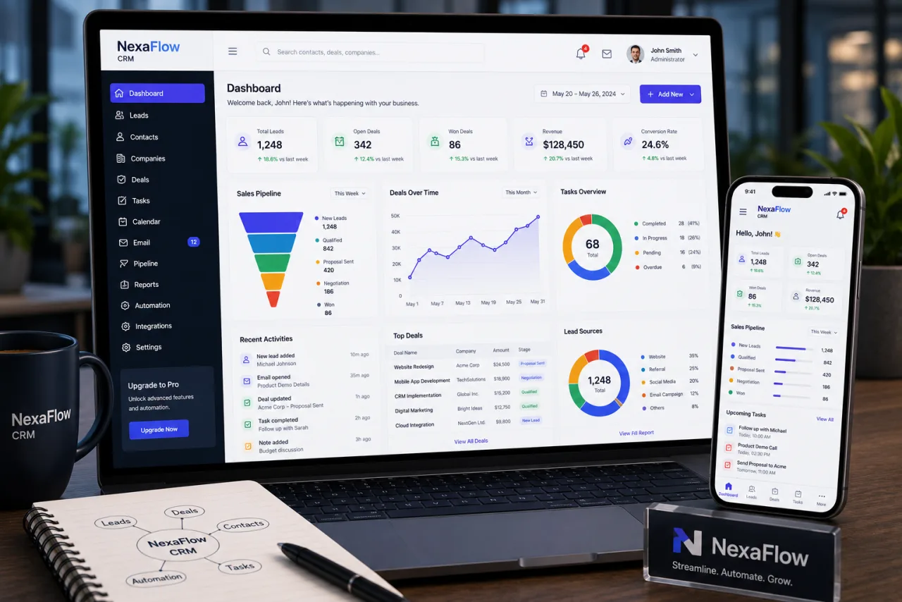 NexaFlow CRM — CodeHypes Portfolio