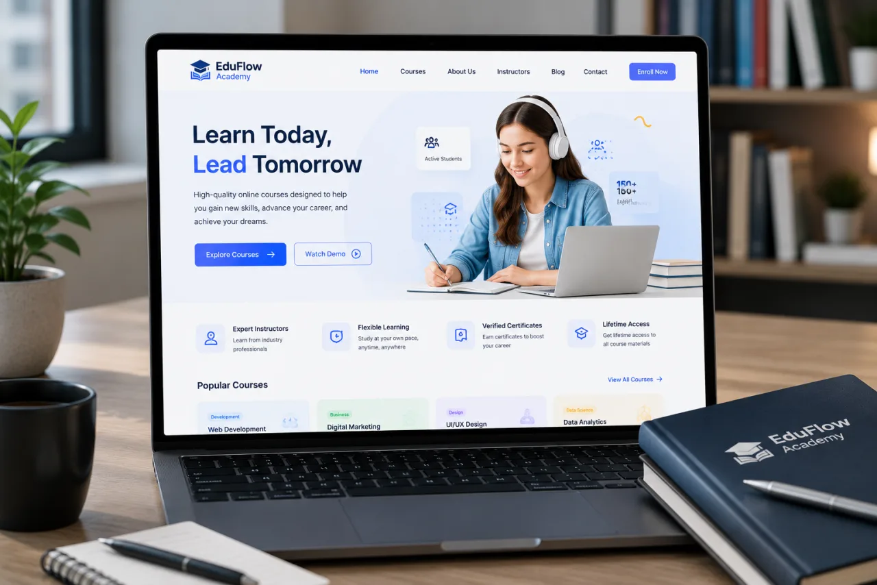 EduFlow Academy Website — CodeHypes Portfolio