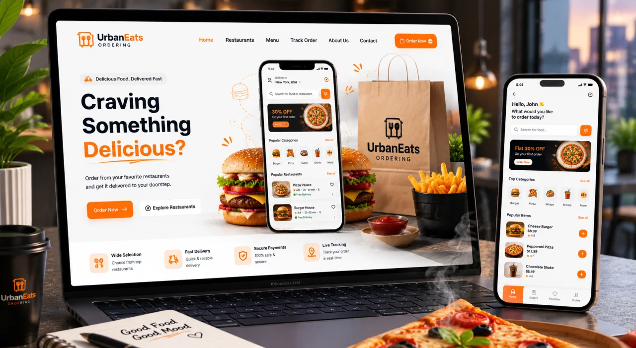 UrbanEats Ordering Website — CodeHypes Portfolio